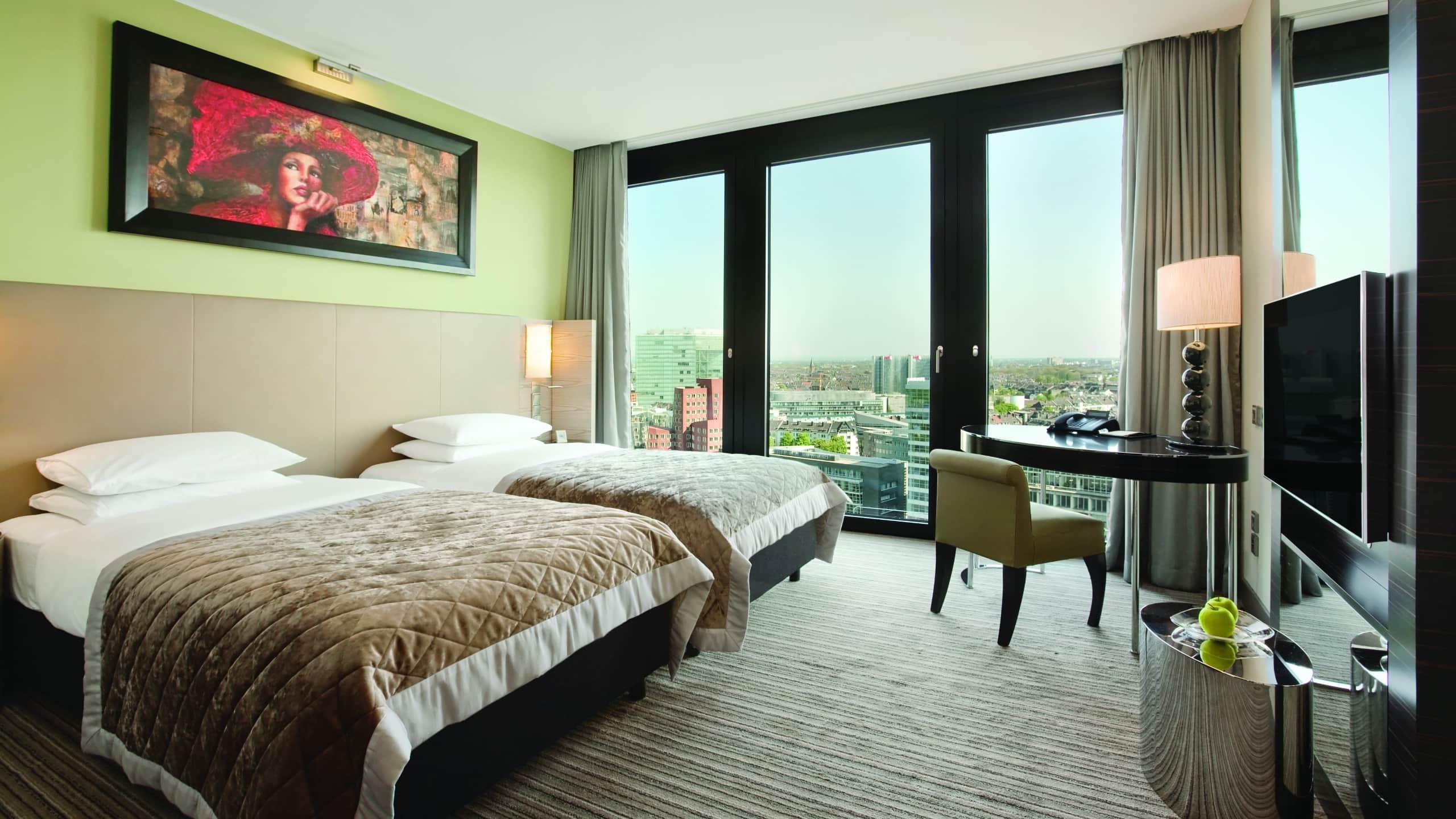 Hyatt Regency Dusseldorf Hotel Ngoại thất bức ảnh A room at the hotel