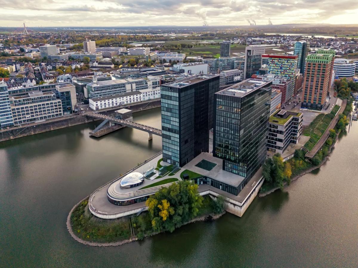 Hyatt Regency Dusseldorf Hotel Ngoại thất bức ảnh The European Central Bank headquarters in Frankfurt